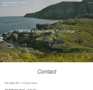 Kris Thiele, M.A., C.Psych. Assoc. – Clinical & Counselling Psychology